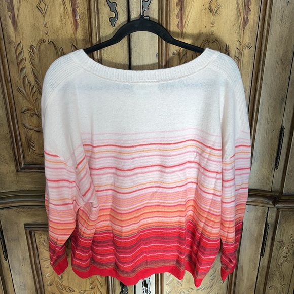 Anthropologie Saturday Sunday Striped Cashmere Sweater - Picture 4 of 9